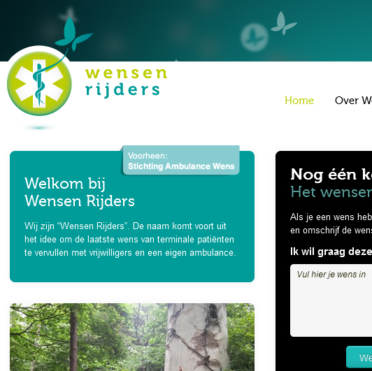 ambulance wens website ontwikkeling online strategie