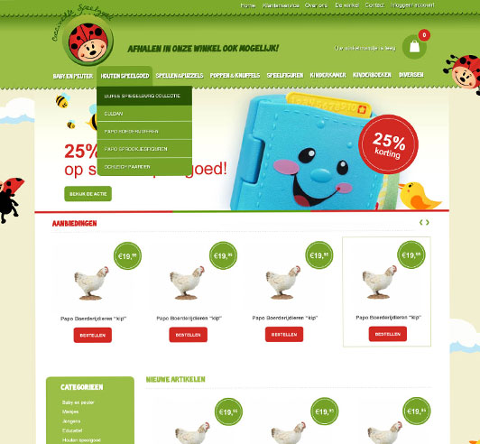 coccinelle speelgoed webshop online strategie